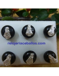 Azabache Pendientes con Santina AZVC