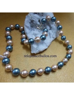 Collar de Perlas de Colores