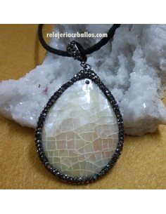 Colgante de Nácar y Hematites MADP