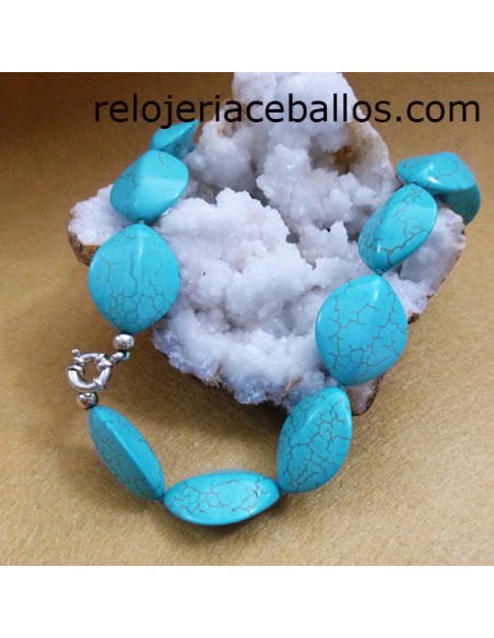 Collar con Turquesa, Piedra Sagrada 09017