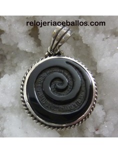 Espiral tallada en Azabache ESPA1