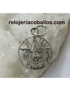 Pentagrama colgante de Plata  203-13