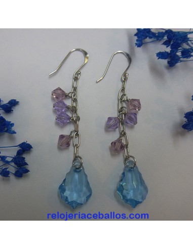 Pendientes de cristal PCF