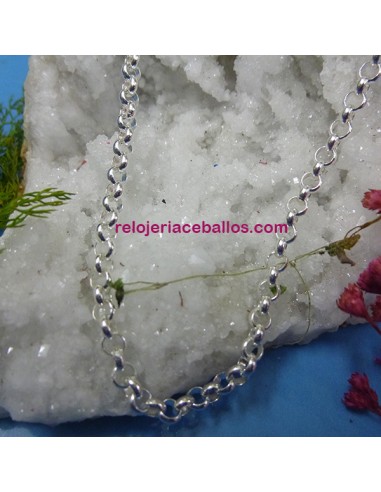 Rolo Cadena de Plata de 60 cm. RL113