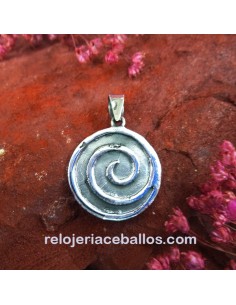 103-6 Espiral Colgante Celta de plata