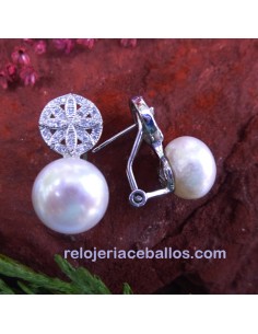 Pendientes Celebración con Perlas 651-99
