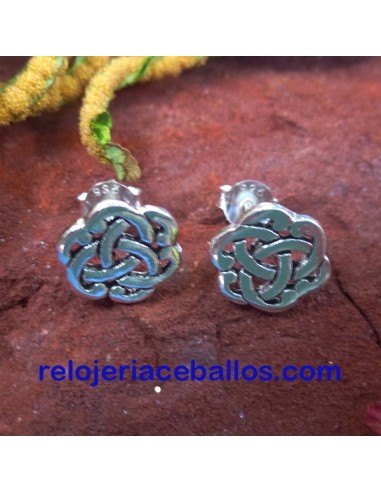 Nudo Celta Pendientes de plata 125-6