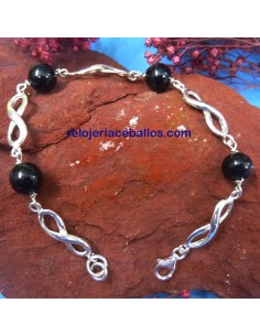 Infinitos y Bolas de Azabache en Pulsera IAP