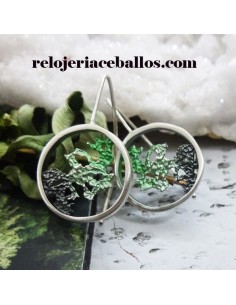 Pendientes gancho colección Seda 112325GM-3